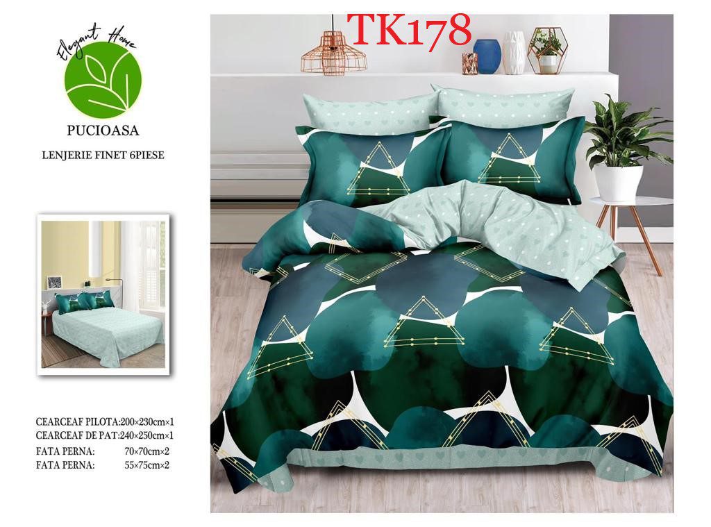 Lenjerie de pat Finet 6 piese cod-TK178 1