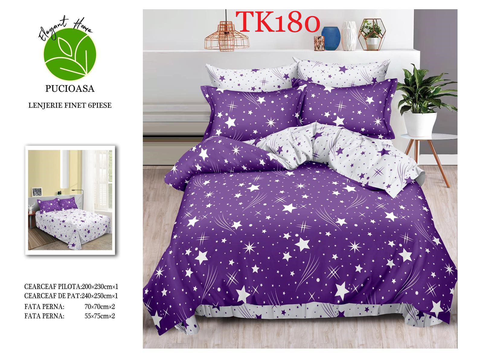 Lenjerie de pat Finet 6 piese cod-TK180 1