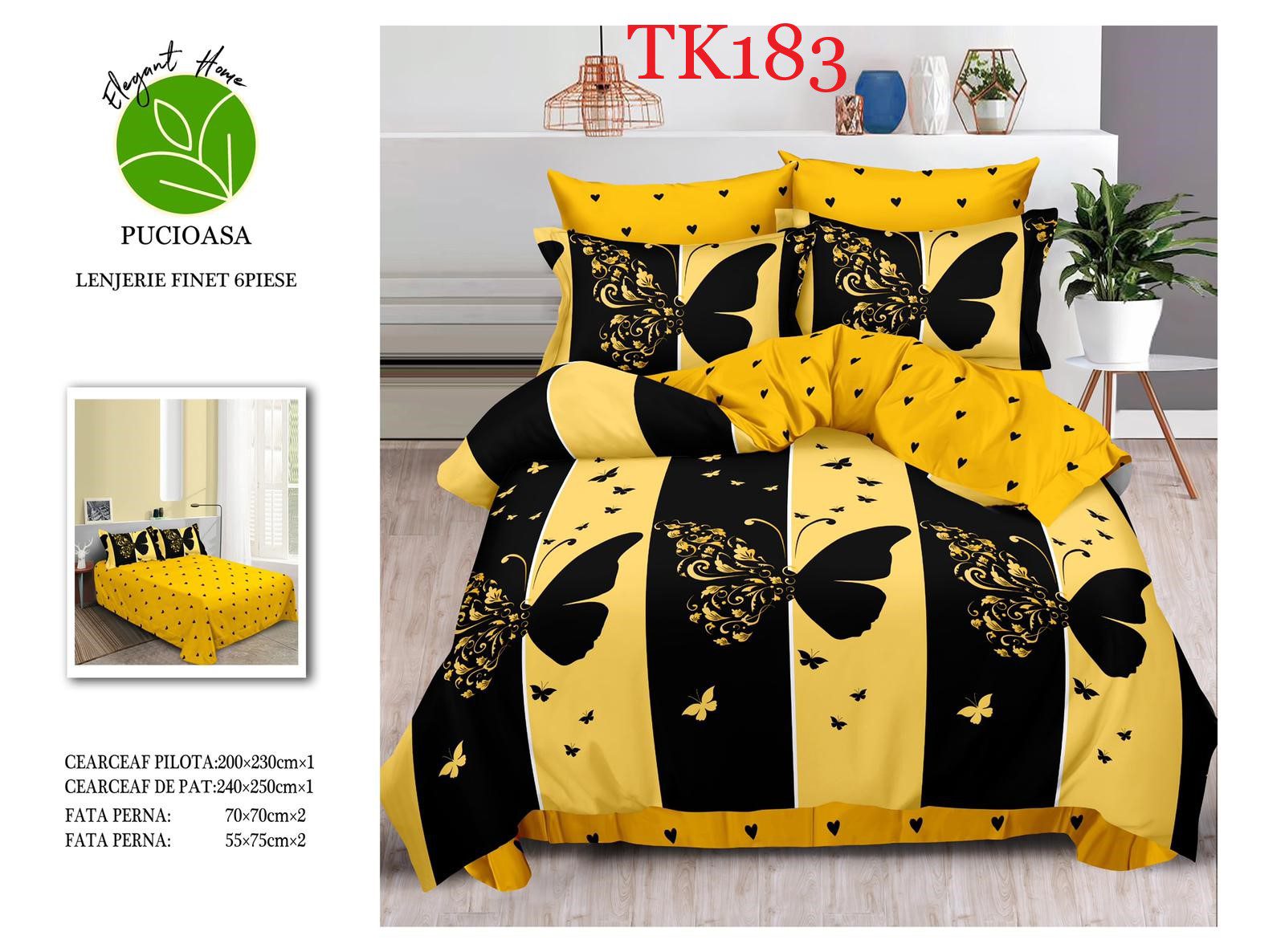 Lenjerie de pat Finet 6 piese cod-TK183 1