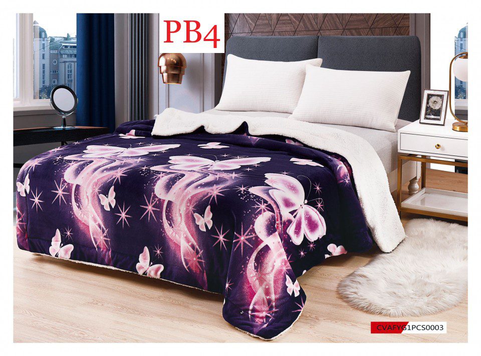 Pătura pufoasă COCOLINO Blanita, 2 persoane PB4 1