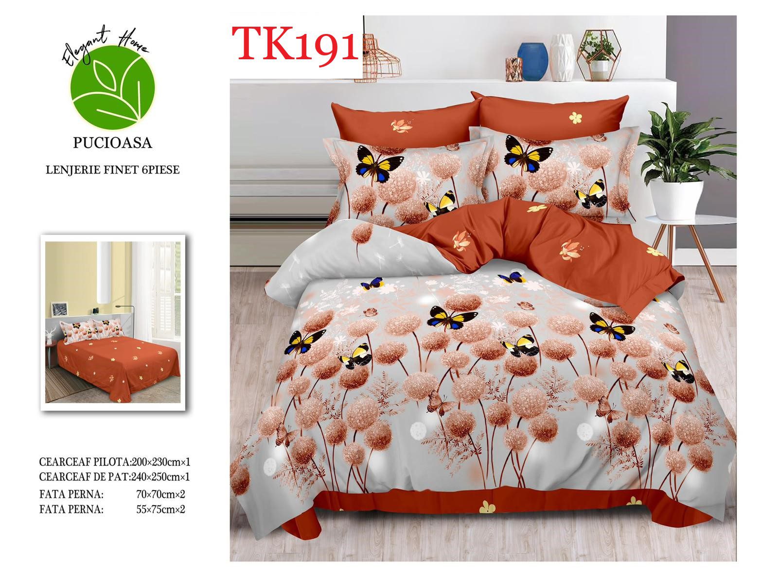 Lenjerie de pat Finet 6 piese cod-TK191 1