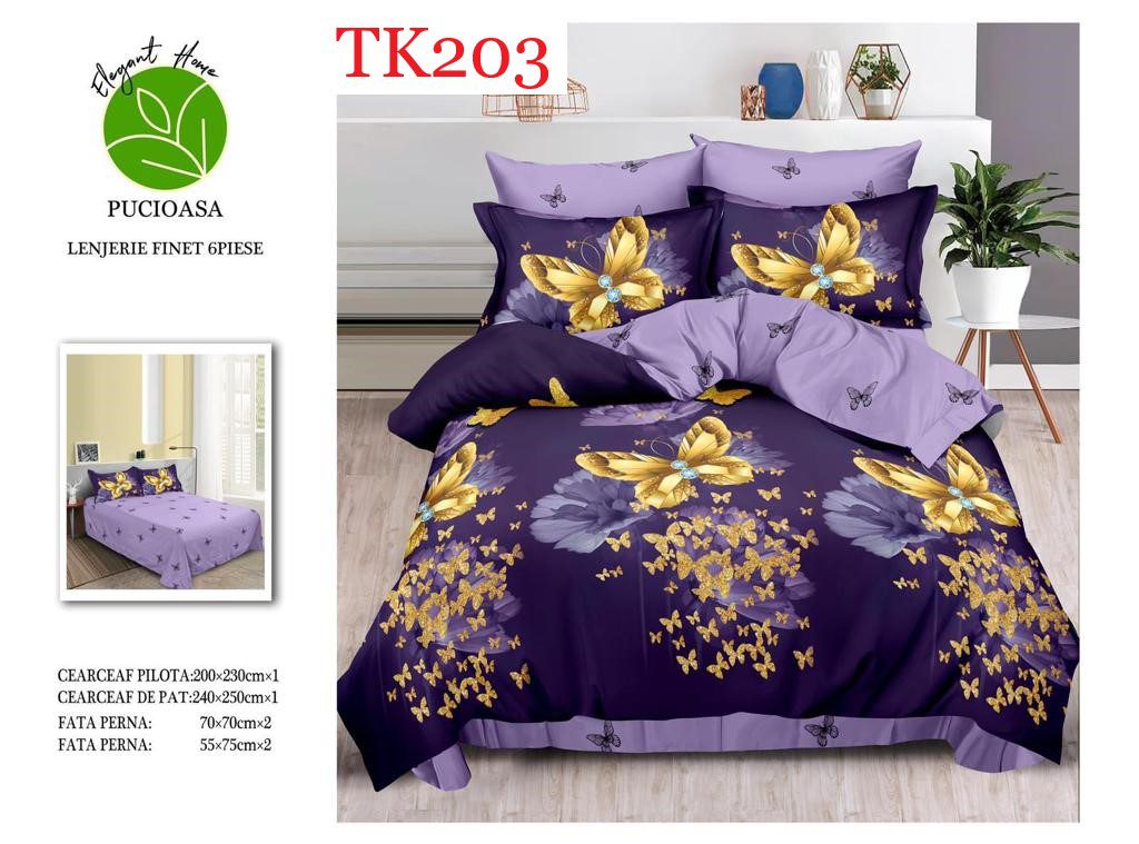 Lenjerie de pat Finet 6 piese cod-TK203 1