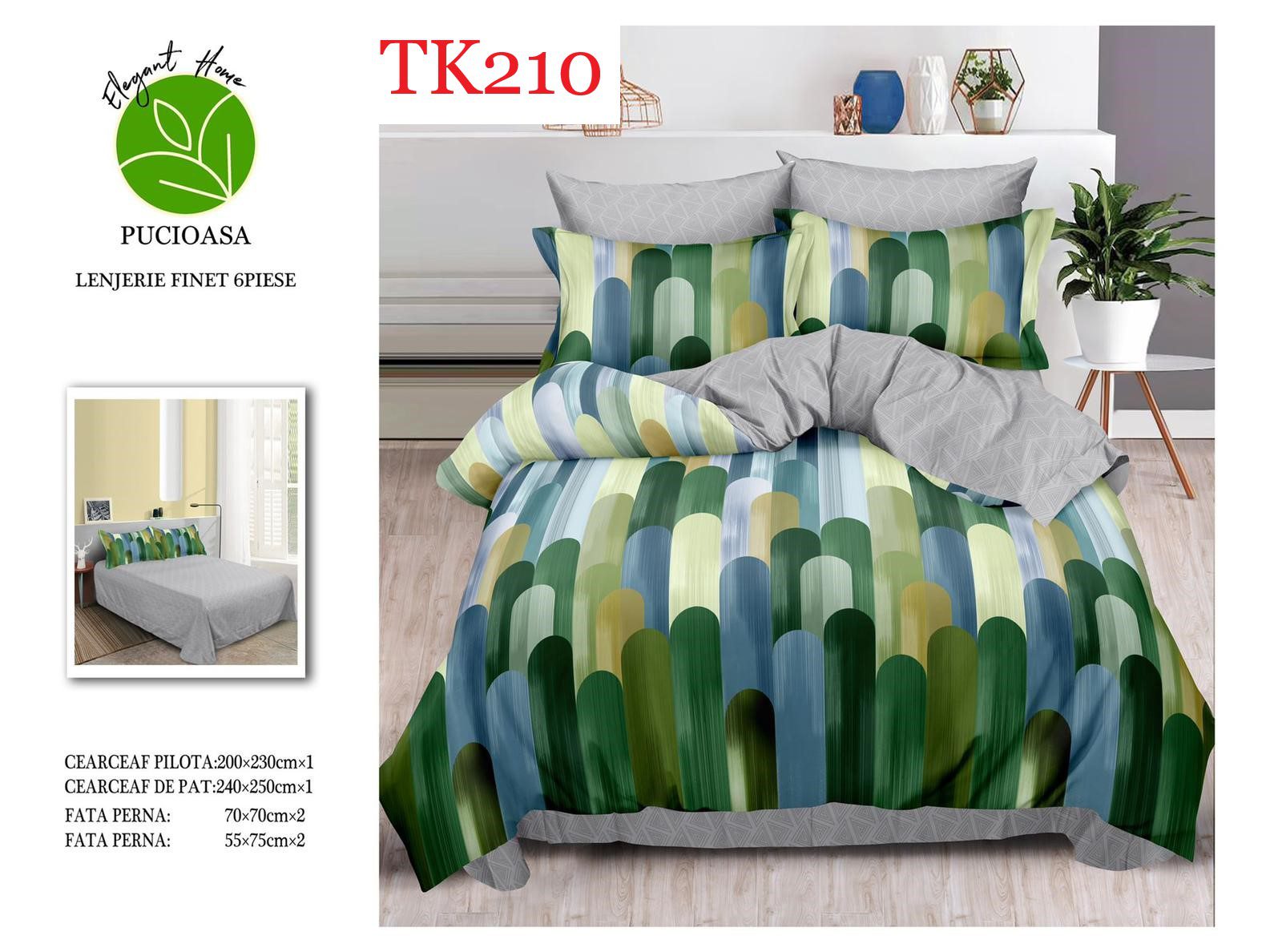 Lenjerie de pat Finet 6 piese cod-TK210 1