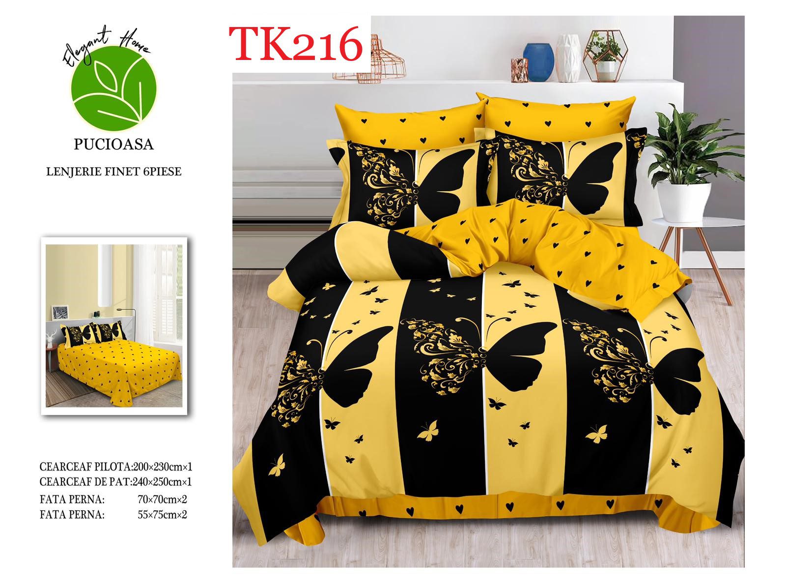 Lenjerie de pat Finet 6 piese cod-TK216 1