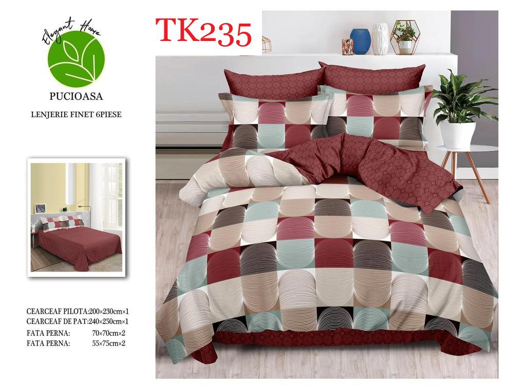 Lenjerie de pat Finet 6 piese cod-TK235 1