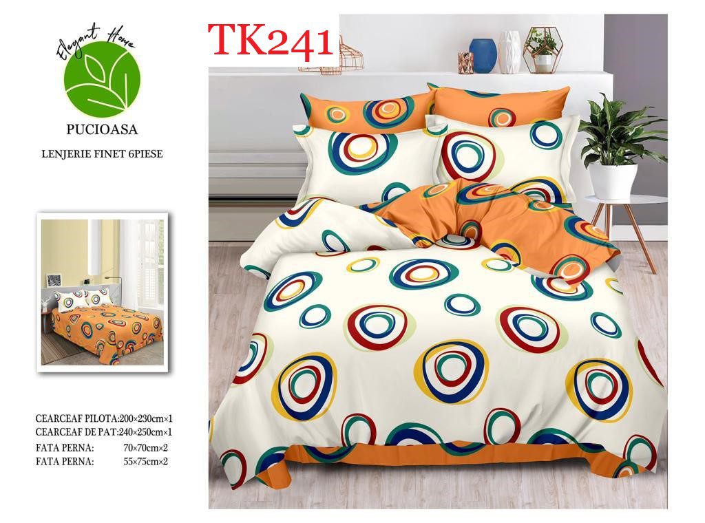 Lenjerie de pat Finet 6 piese cod-TK241 2