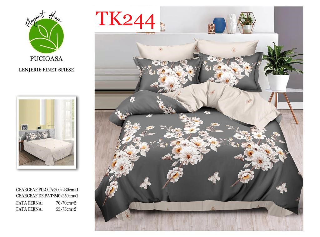 Lenjerie de pat Finet 6 piese cod-TK244 2