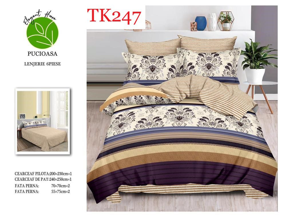 Lenjerie de pat Finet 6 piese cod-TK247 1