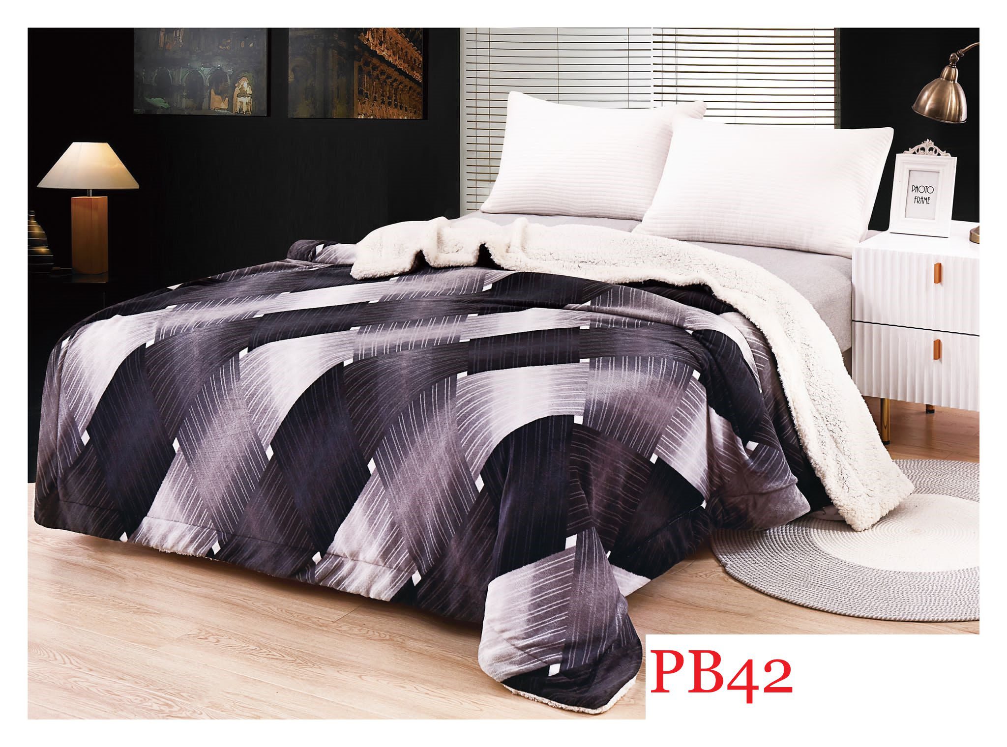 Pătura pufoasă COCOLINO Blanita, 2 persoane PB42 2