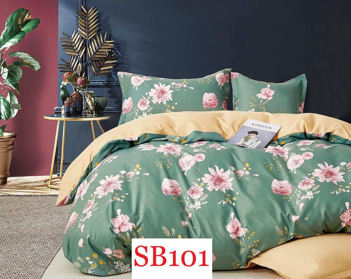 Lenjerie de pat o persoana 4 piese Finet cod-SB101 2