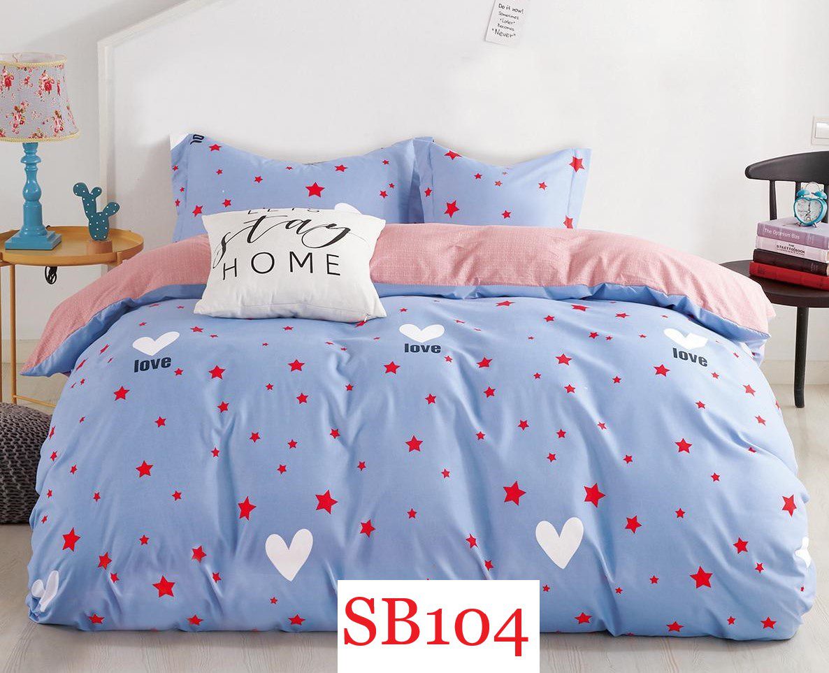 Lenjerie de pat o persoana 4 piese Finet cod-SB104 2