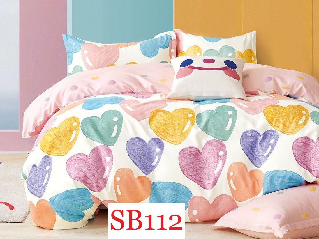 Lenjerie de pat o persoana 4 piese Finet cod-SB112 2