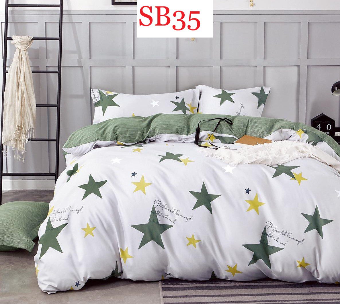 Lenjerie de pat o persoana 4 piese Finet cod-SB35 1