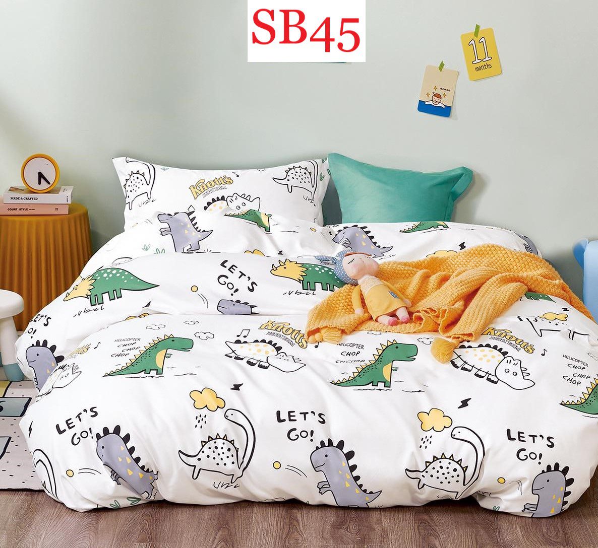 Lenjerie de pat o persoana 4 piese Finet cod-SB45 1