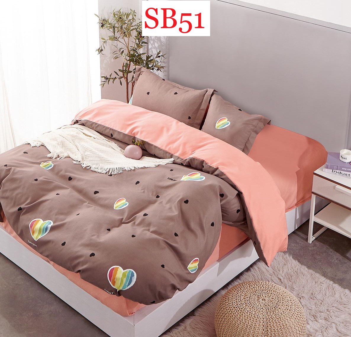 Lenjerie de pat o persoana 4 piese Finet cod-SB51 1