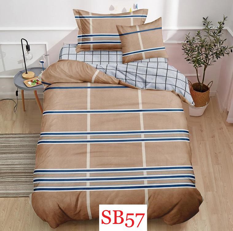 Lenjerie de pat o persoana 4 piese Finet cod-SB57 1