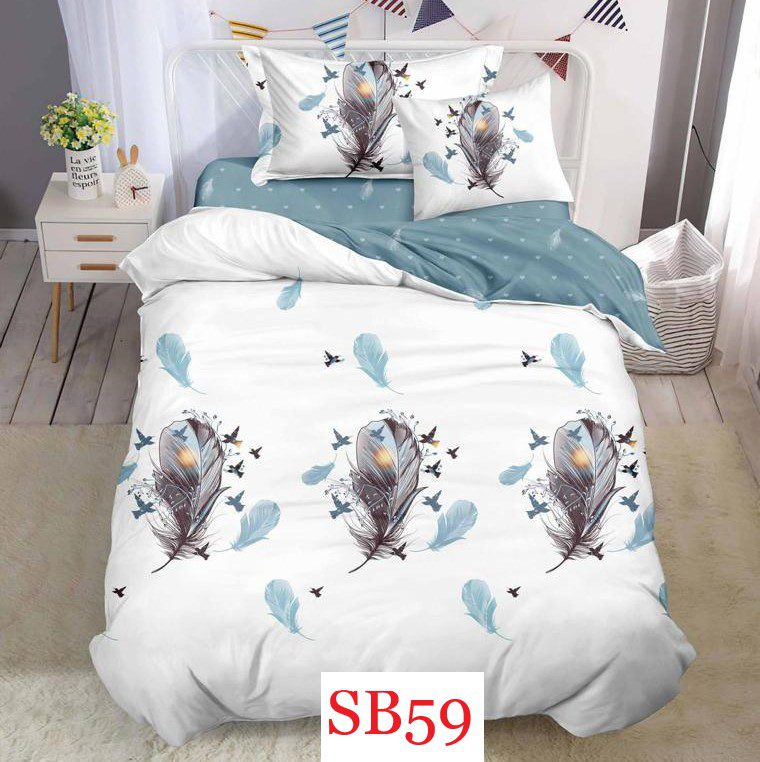 Lenjerie de pat o persoana 4 piese Finet cod-SB59 1