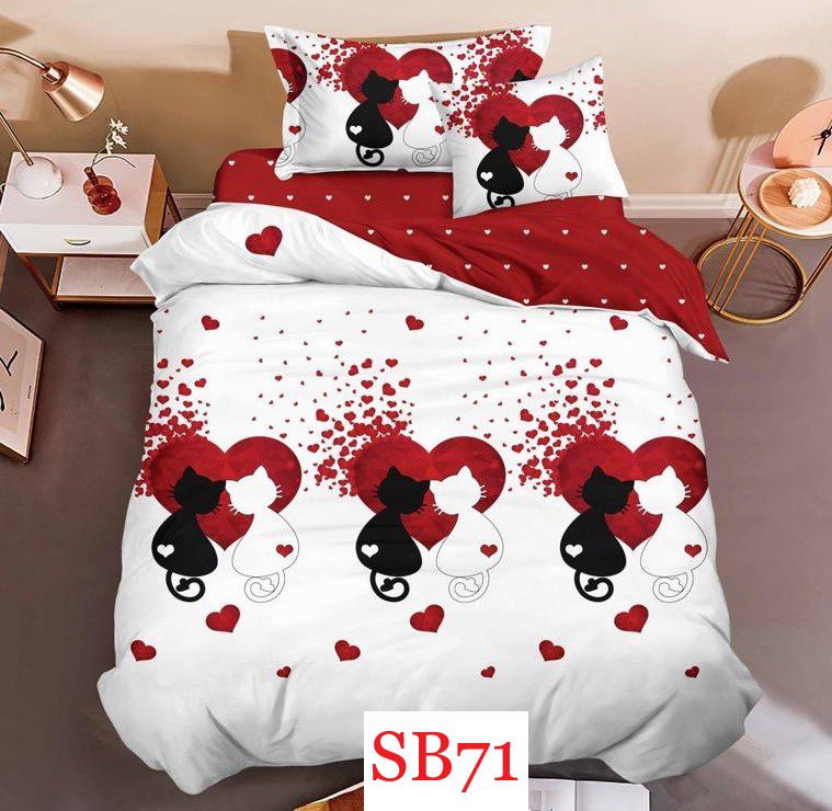 Lenjerie de pat o persoana 4 piese Finet cod-SB71 2