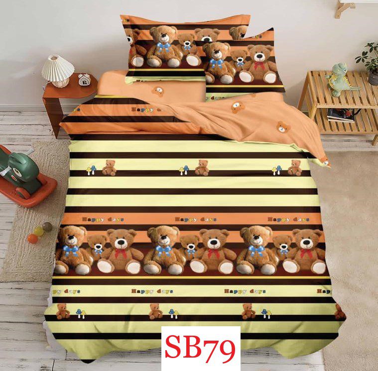 Lenjerie de pat o persoana 4 piese Finet cod-SB79 2