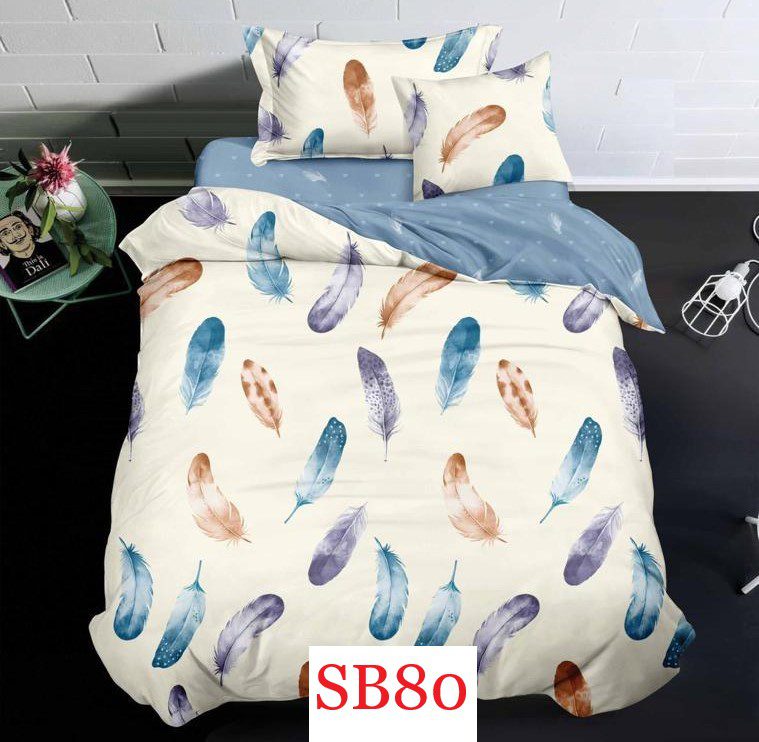 Lenjerie de pat o persoana 4 piese Finet cod-SB80 2