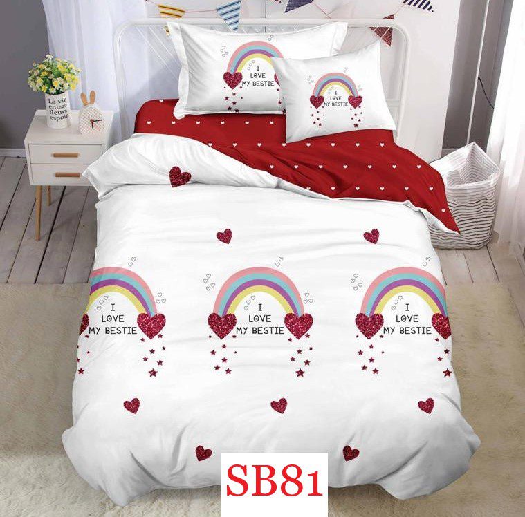 Lenjerie de pat o persoana 4 piese Finet cod-SB81 2