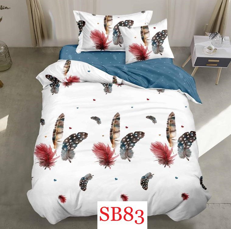 Lenjerie de pat o persoana 4 piese Finet cod-SB83 2