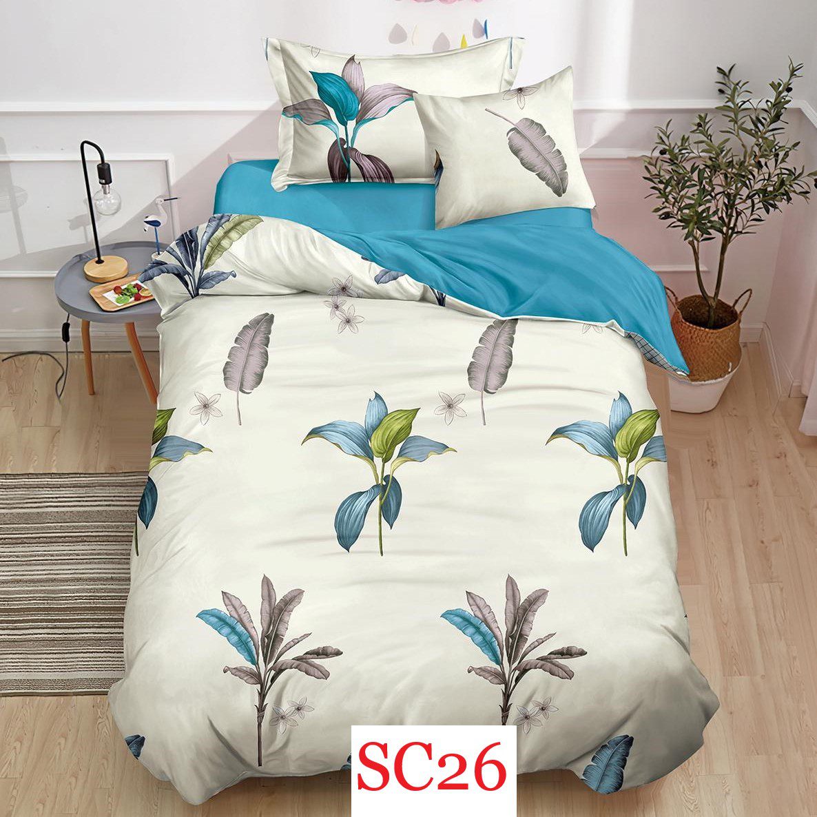Lenjerie de pat, cearsaf cu elastic, o persoana 4 piese Finet cod-SC26 1 Lenjerie de pat, cearsaf cu elastic, o persoana 4 piese Finet cod-SC26 1