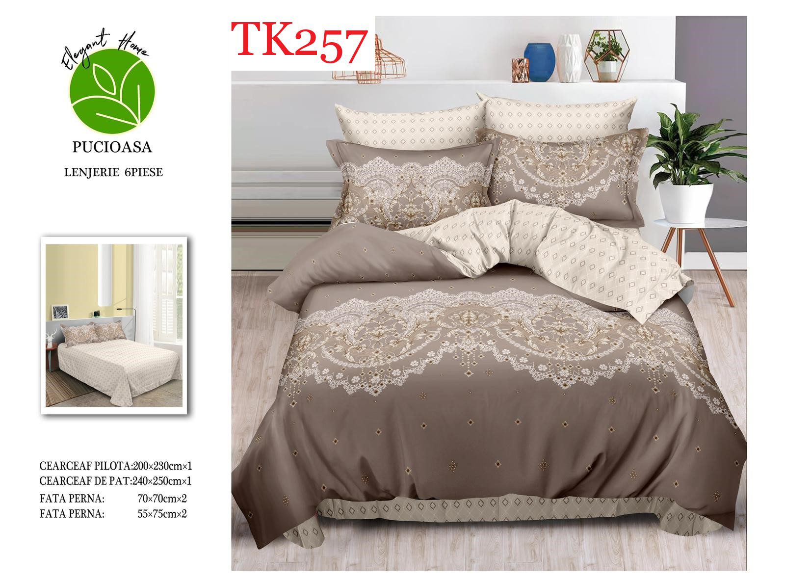 Lenjerie de pat Finet 6 piese cod-TK257 2