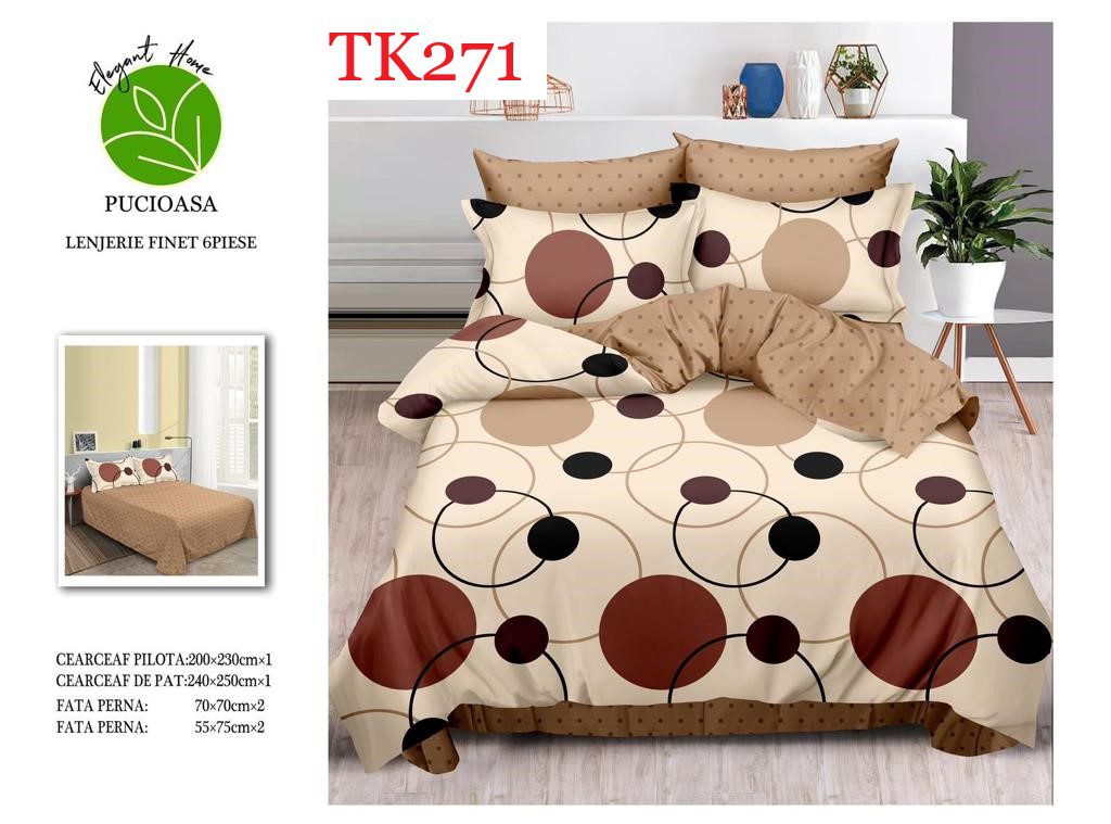 Lenjerie de pat Finet 6 piese cod-TK271 1