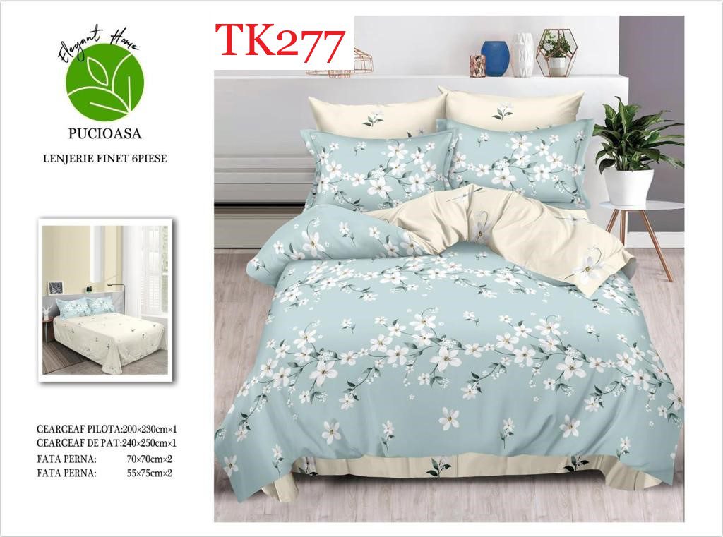 Lenjerie de pat Finet 6 piese cod-TK277 1