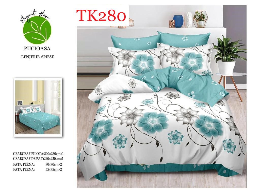 Lenjerie de pat Finet 6 piese cod-TK280 1