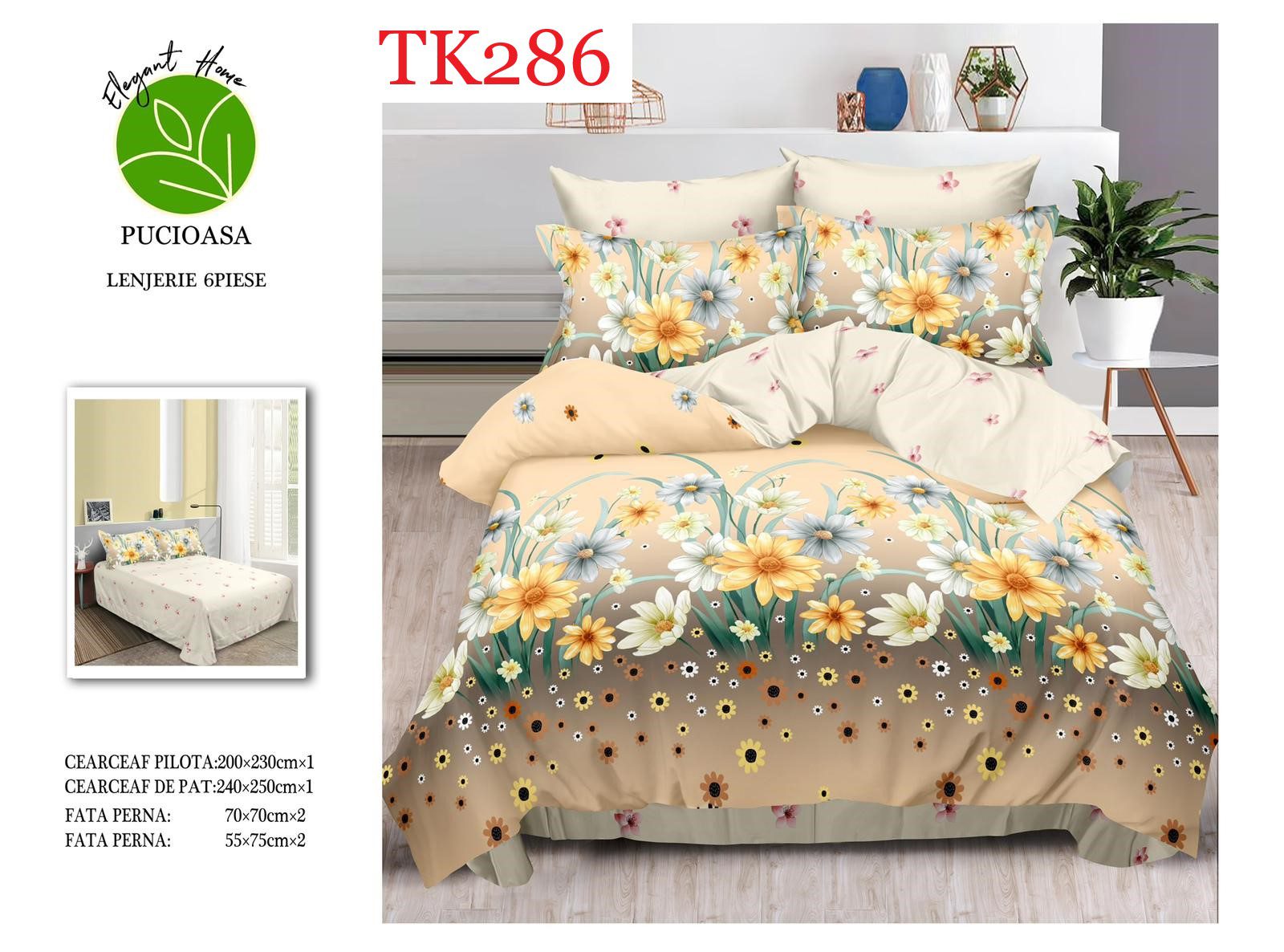 Lenjerie de pat Finet 6 piese cod-TK286 1