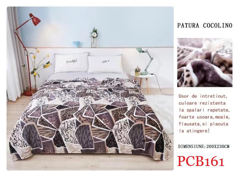 Pătura pufoasă COCOLINO, 2 persoane PCB161 1