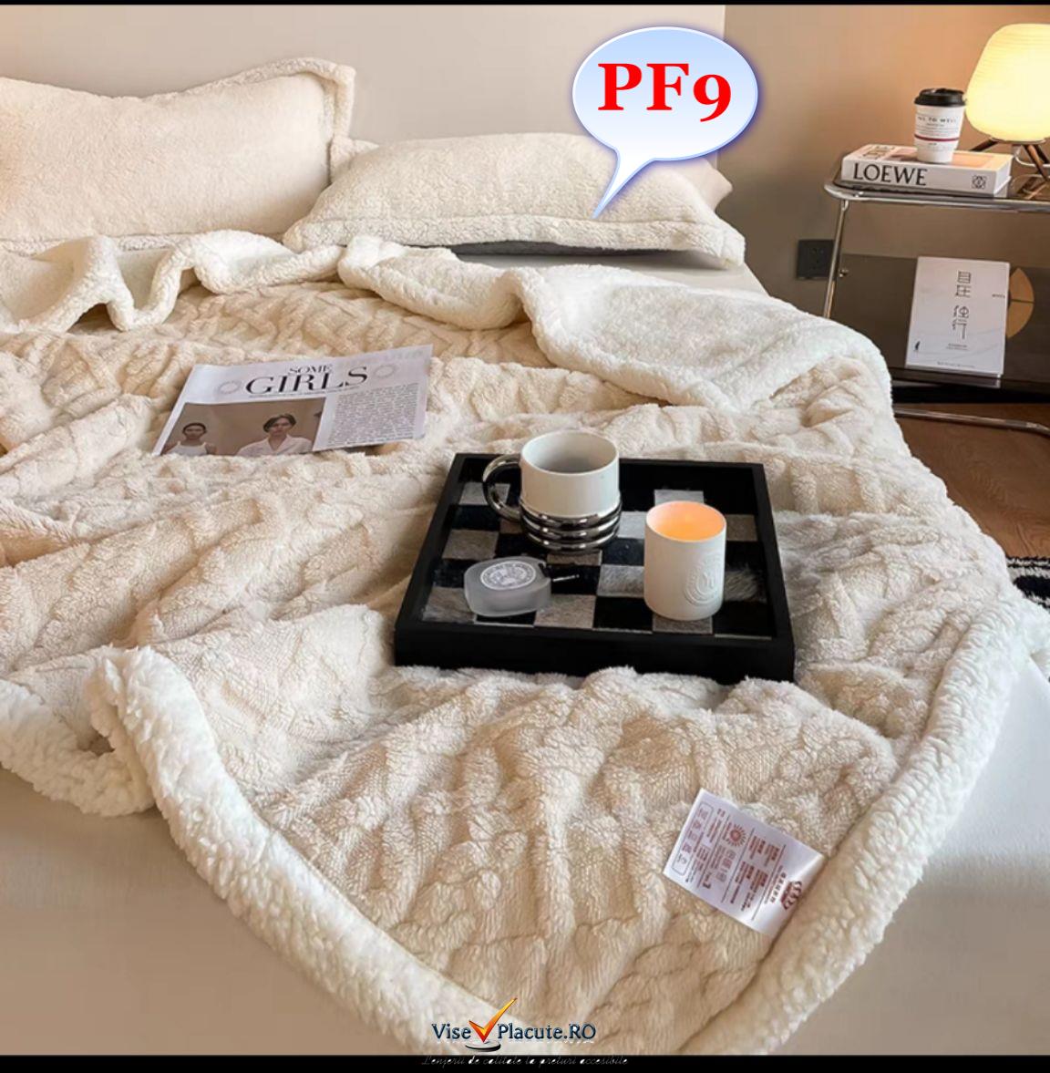 Pătura pufoasă COCOLINO Blanita, 2 persoane PF9 1