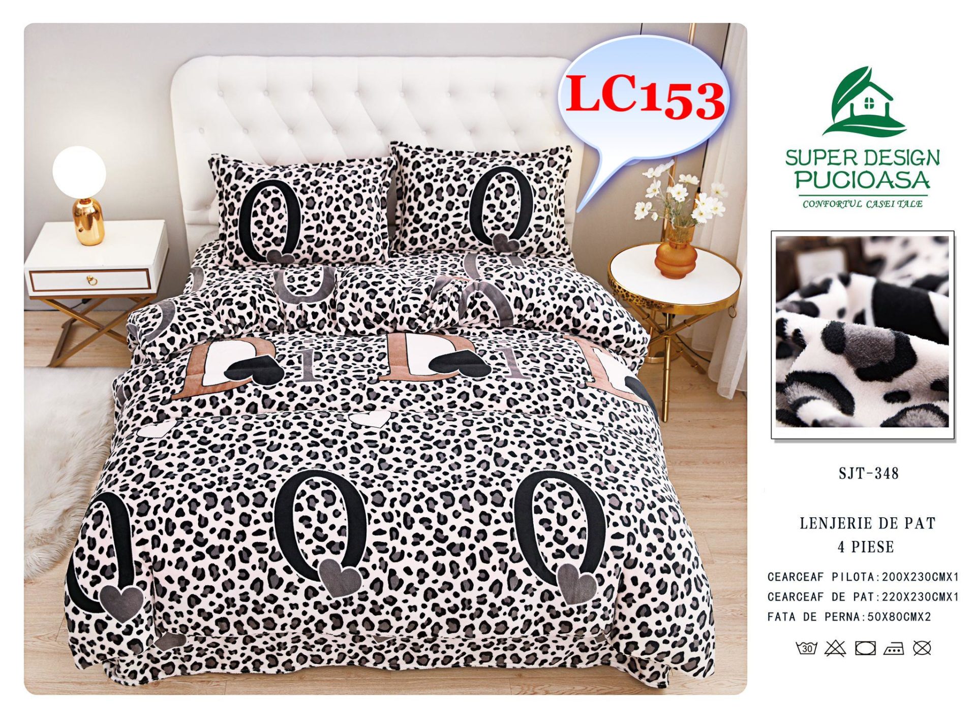 Lenjerie de pat Cocolino 4 piese LC153 2
