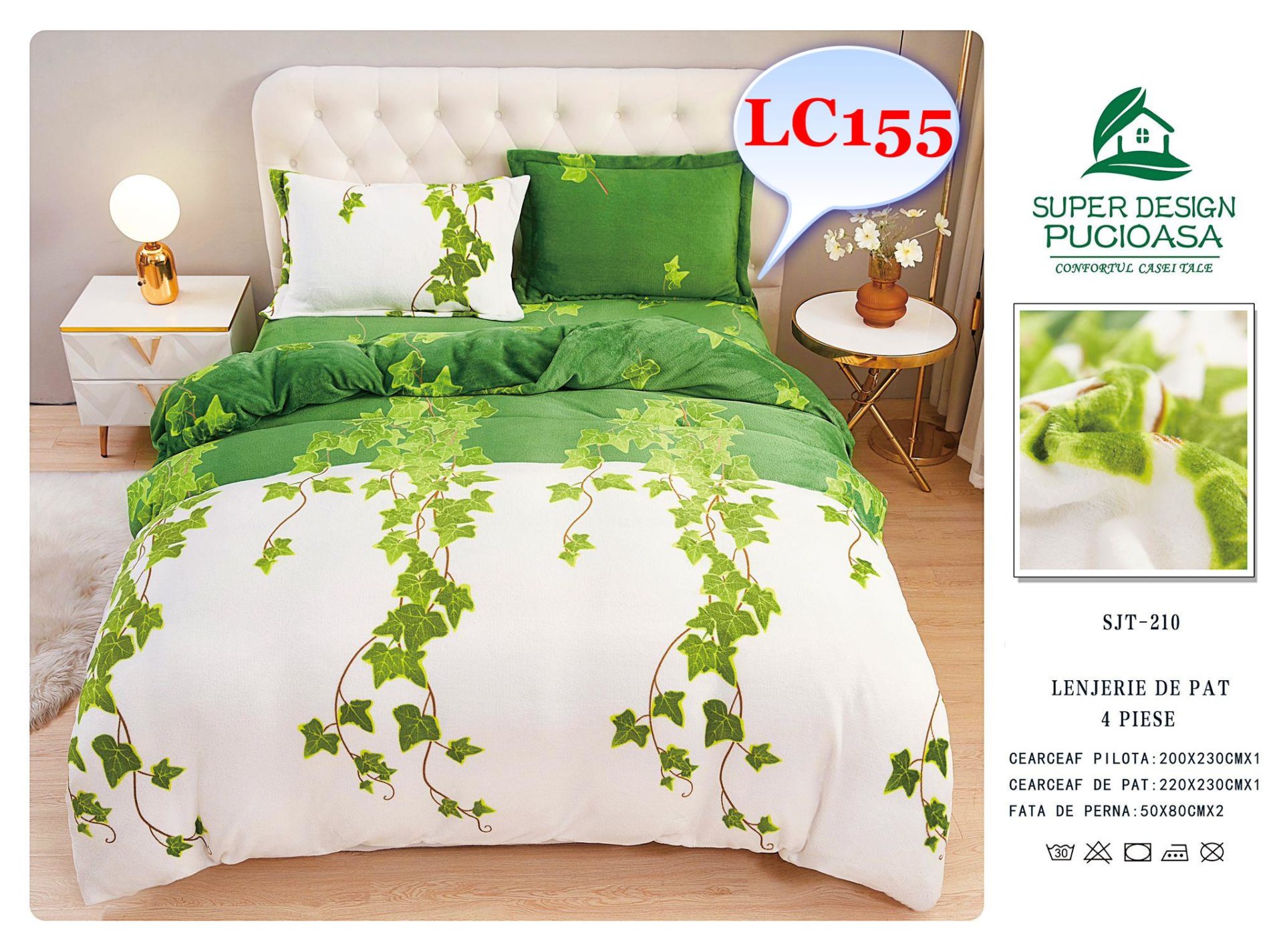 Lenjerie de pat Cocolino 4 piese LC155 2
