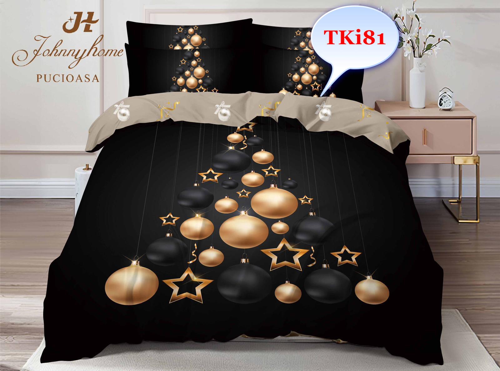 Lenjerie de pat Finet Lenjerie de Pat Finet – Confort și Calitate Superioară Transformă-ți dormitorul într-un loc de relaxare absolută cu lenjeria de pat finet premium, fabricată din 100% bumbac de înaltă calitate. Designul elegant și materialul moale și plăcut la atingere vor adăuga un plus de confort și rafinament patului tău. Dimensiuni: Două fete de pernă: 50 x 70 cm (dreptunghiulare) Două fete de pernă: 70 x 70 cm (patrate) Cearșaf pat: 230 x 250 cm Cearșaf pilota (plapuma): 200 x 230 cm Materie prima: 100% Bumbac Lenjeria de pat finet este perfectă pentru orice tip de pat, oferind un confort deosebit datorită fibrelor naturale din bumbac, care permit pielii să respire și mențin o temperatură optimă pe tot parcursul nopții. Alegerea ideală pentru un somn odihnitor! Instructiuni de spălare și uscare: Se spală la o temperatură de 30-40 grade Celsius Nu se folosesc înalbitori sau detergenti ce conțin înalbitori Nu se curăță chimic Se usucă normal Îngrijirea corectă a lenjeriei va păstra textura fină și culorile vibrante pentru o perioadă lungă de timp. Alege calitatea și confortul cu lenjeria de pat finet, perfectă pentru orice dormitor! Lenjerie de pat Finet