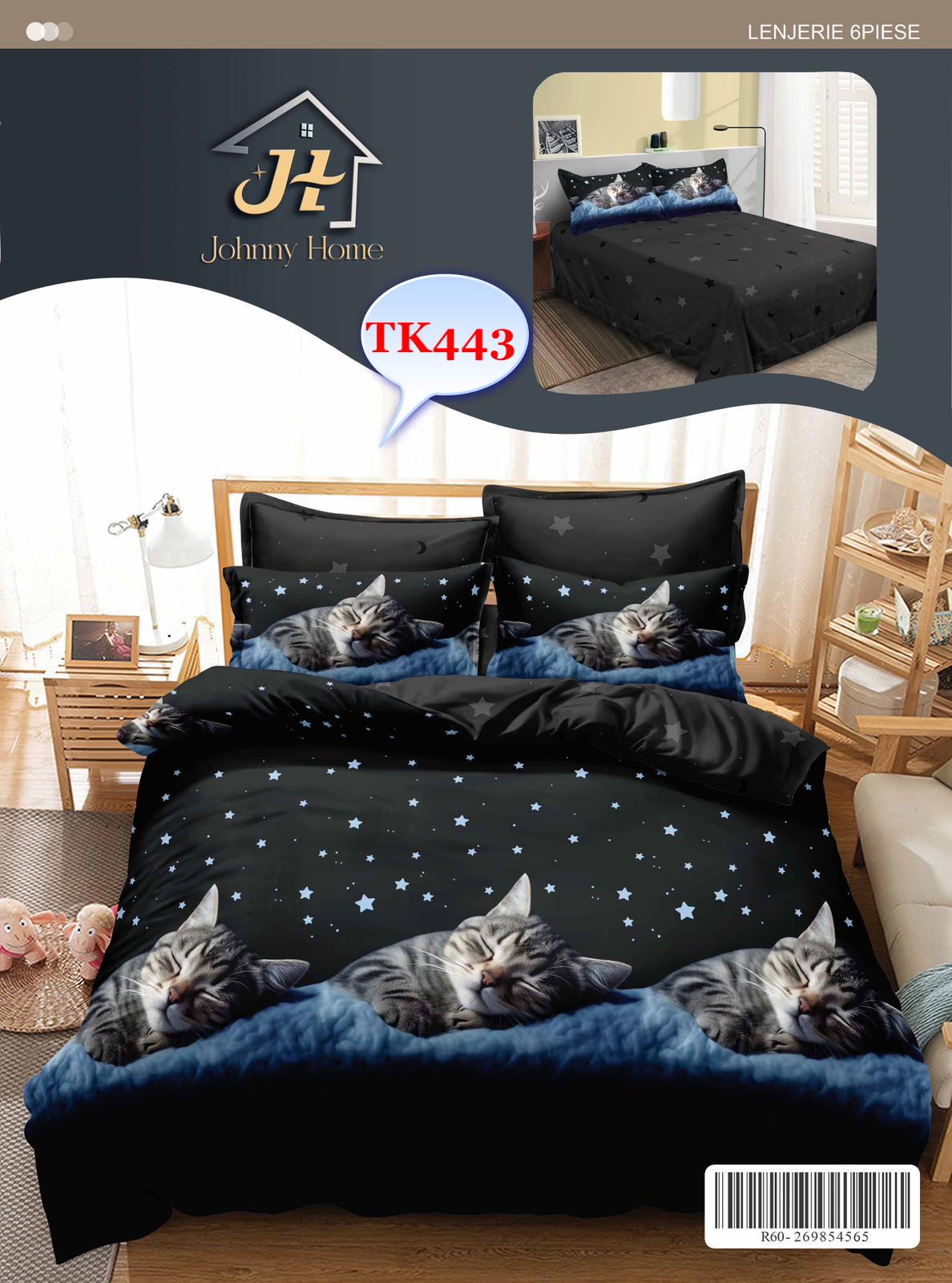 Lenjerie de Pat Finet 6 Piese pentru Un Somn Fără Egal! Transformă-ți dormitorul într-un sanctuar al confortului cu setul nostru exclusiv de lenjerie de pat din finet! Fiecare noapte devine o experiență de neuitat, învelit în prospețime și rafinament.