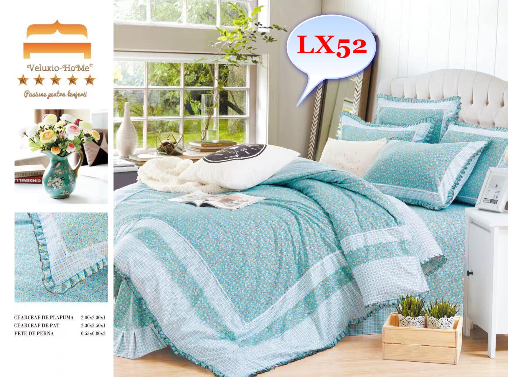 Lenjerie de pat finet – Eleganță și confort în dormitorul tău Alege lenjerii de pat 4 piese din bumbac pentru pat dublu și transformă-ți dormitorul într-un spațiu al relaxării și rafinamentului. Dormitorul este locul în care ne refacem energia și ne relaxăm după o zi lungă. De aceea, lenjeria de pat trebuie să fie nu doar confortabilă, ci și de calitate superioară. Cu lenjeriile noastre din bumbac , cu designuri sofisticate, te vei bucura de o atmosferă plăcută în fiecare noapte.