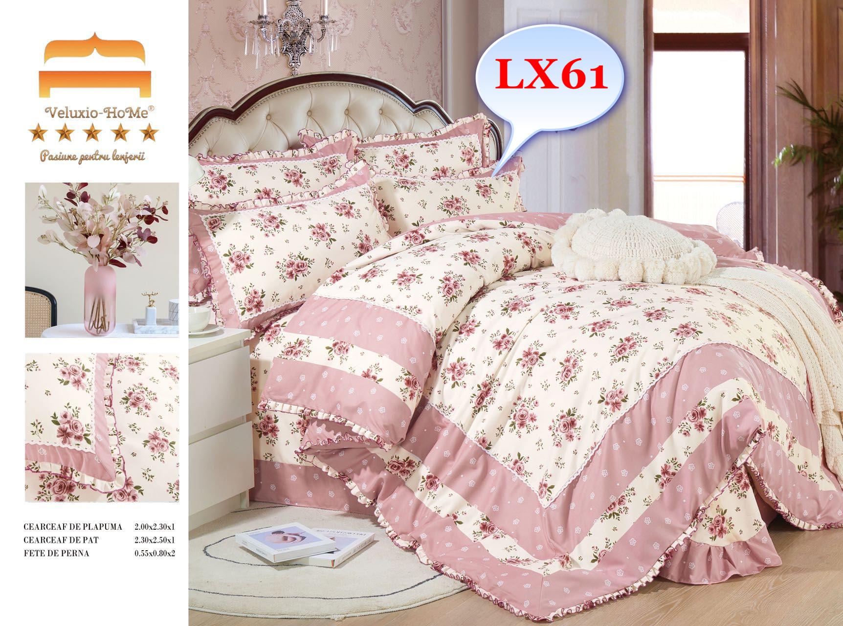 Lenjerie de pat finet – Eleganță și confort în dormitorul tău Alege lenjerii de pat 4 piese din bumbac pentru pat dublu și transformă-ți dormitorul într-un spațiu al relaxării și rafinamentului. Dormitorul este locul în care ne refacem energia și ne relaxăm după o zi lungă. De aceea, lenjeria de pat trebuie să fie nu doar confortabilă, ci și de calitate superioară. Cu lenjeriile noastre din bumbac , cu designuri sofisticate, te vei bucura de o atmosferă plăcută în fiecare noapte.