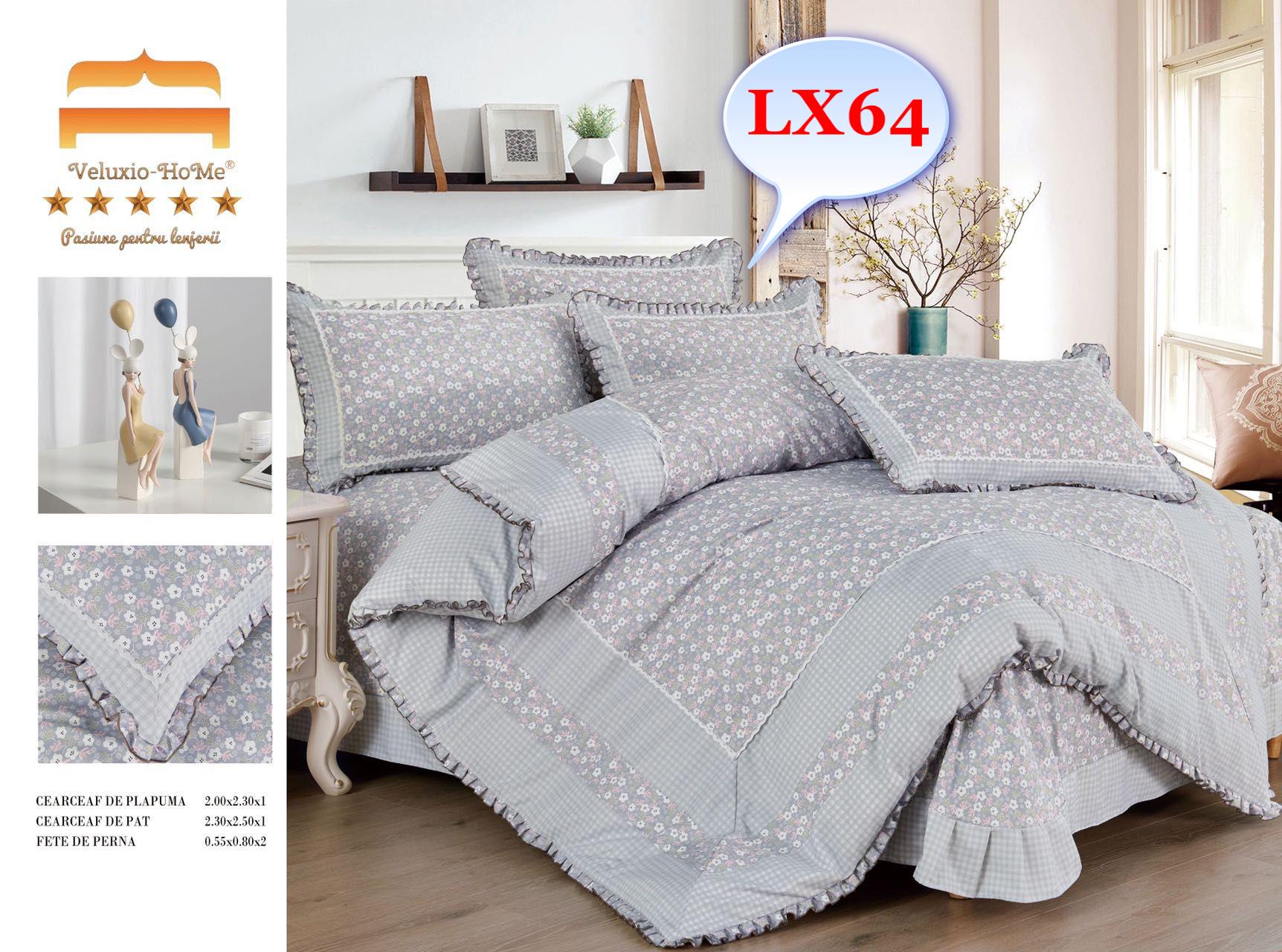 Lenjerie de pat finet – Eleganță și confort în dormitorul tău Alege lenjerii de pat 4 piese din bumbac pentru pat dublu și transformă-ți dormitorul într-un spațiu al relaxării și rafinamentului. Dormitorul este locul în care ne refacem energia și ne relaxăm după o zi lungă. De aceea, lenjeria de pat trebuie să fie nu doar confortabilă, ci și de calitate superioară. Cu lenjeriile noastre din bumbac , cu designuri sofisticate, te vei bucura de o atmosferă plăcută în fiecare noapte.