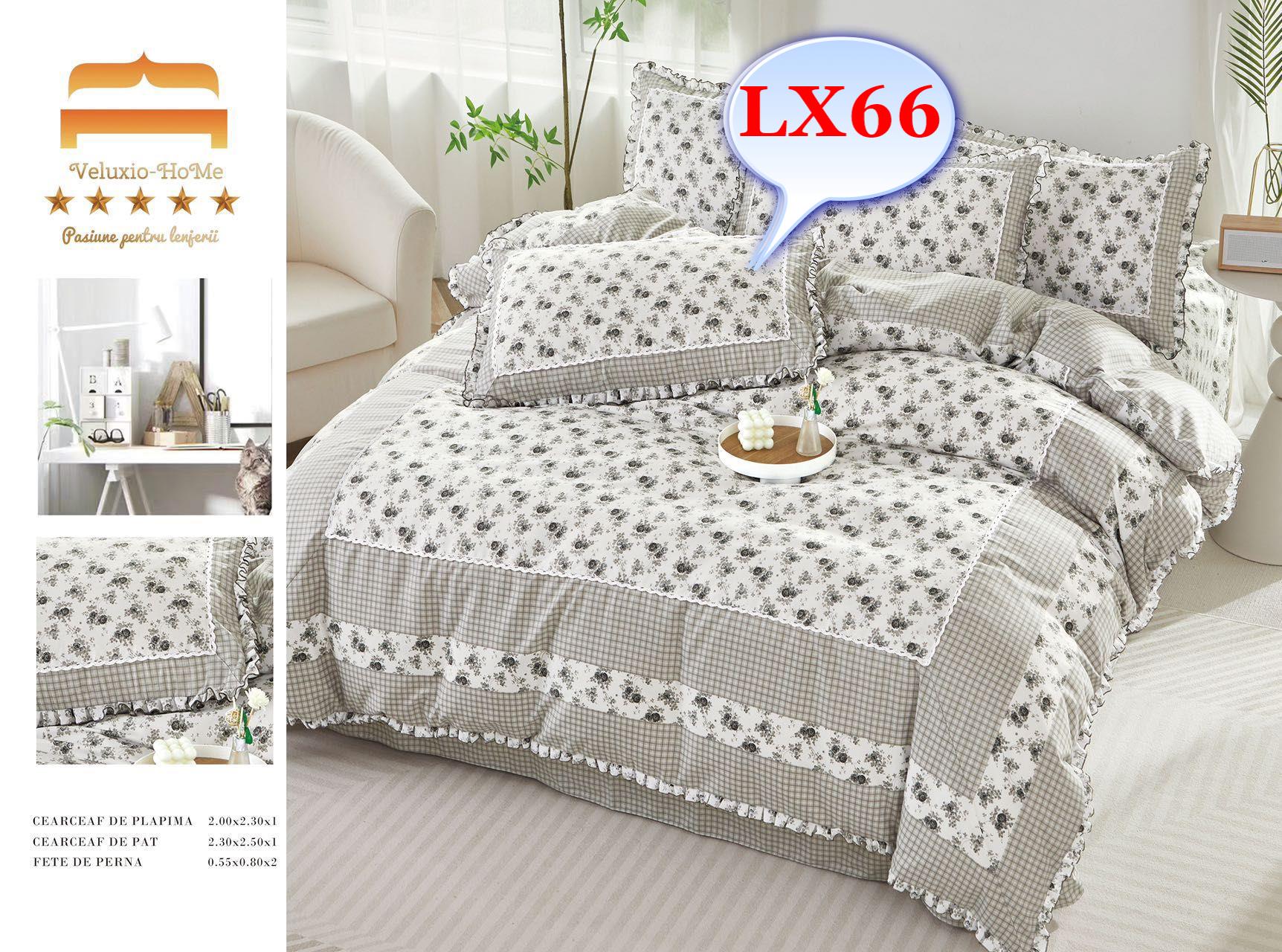 Lenjerie de pat finet – Eleganță și confort în dormitorul tău Alege lenjerii de pat 4 piese din bumbac pentru pat dublu și transformă-ți dormitorul într-un spațiu al relaxării și rafinamentului. Dormitorul este locul în care ne refacem energia și ne relaxăm după o zi lungă. De aceea, lenjeria de pat trebuie să fie nu doar confortabilă, ci și de calitate superioară. Cu lenjeriile noastre din bumbac , cu designuri sofisticate, te vei bucura de o atmosferă plăcută în fiecare noapte.